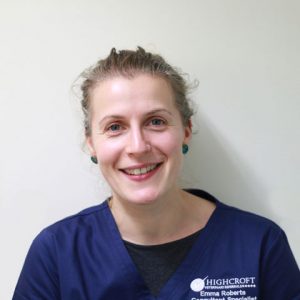 Emma Roberts, Highcroft Veterinary Referrals